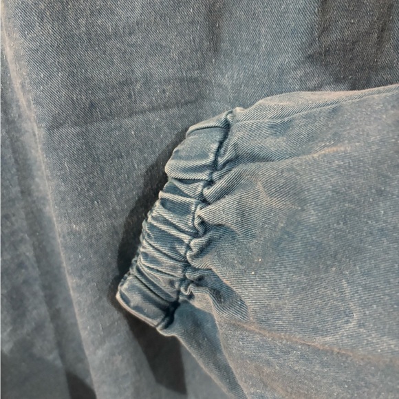 Ralph Lauren CHAPS vintage  bomber swing top baby blue jean zipup jack… - Picture 7 of 9